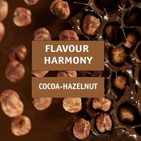 Flavour harmony: Cocoa-hazelnut