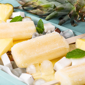 Piña Colada Popsicle