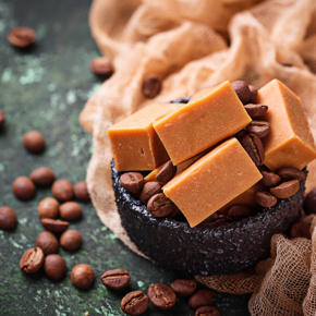 Appeltaart & koffie fudge