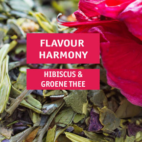 Flavour harmony: hibiscus en groene thee