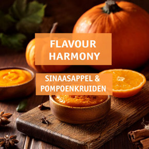 Flavour harmony: sinaasappel en pompoenkruiden