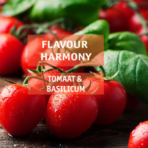 Flavour harmony: tomaat en basilicum