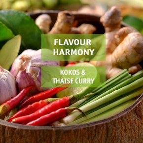 Flavour harmony: kokos en Thaise curry