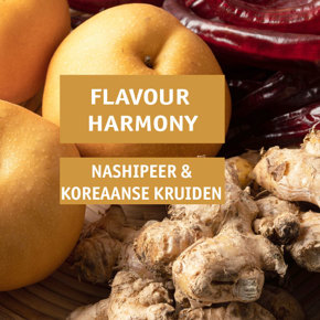 Flavour harmony: Nashipeer en Koreaanse kruiden