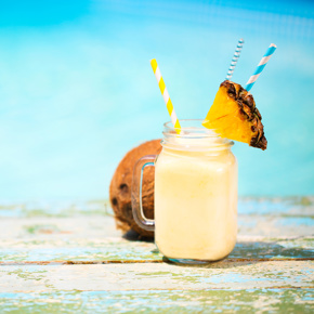 Piña Colada Popsicle