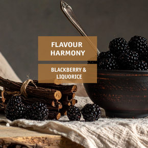 Flavour harmony: blackberry and liquorice