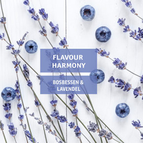Flavour harmony: bosbes en lavendel 