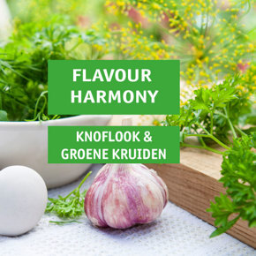 Flavour harmony: knoflook en groene kruiden