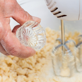Vla met boterkoekjes smaak