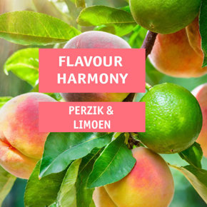 Flavour harmony: perzik en limoen
