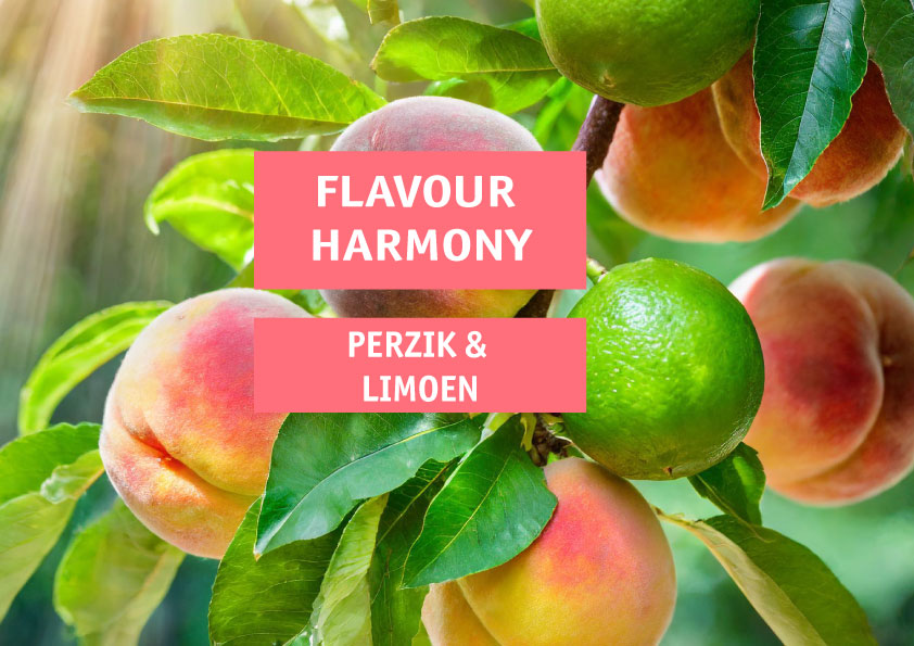 Flavour harmony: perzik en limoen