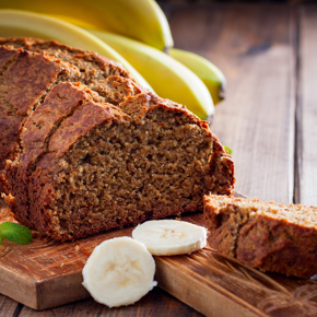 Volkorenbroodpudding met walnootsmaak